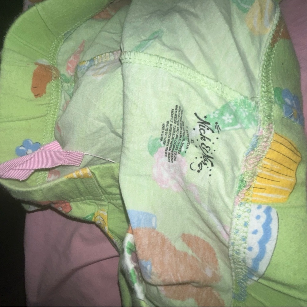 Nick & Nora easter bunny rabbit cupcake pajama pants size XL Extra Large - Picture 4 of 4